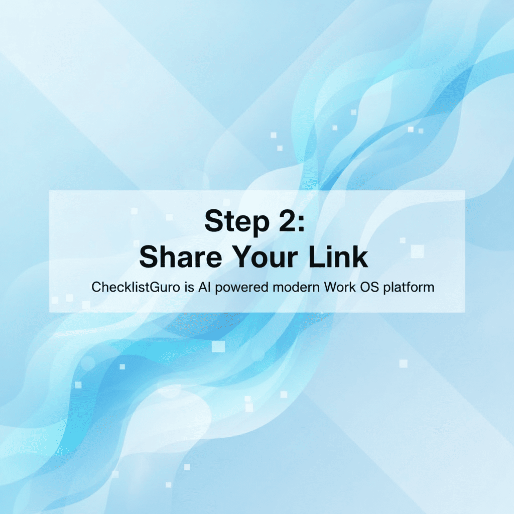Step 2 - Share your Link poster