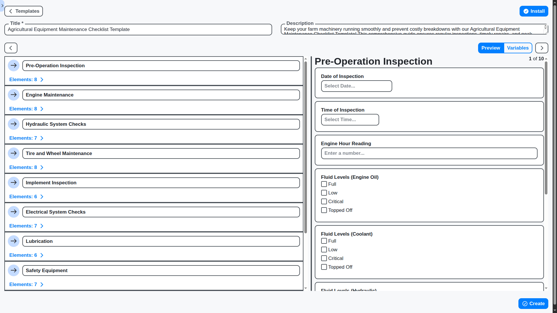 agriculture management agricultural equipment maintenance checklist