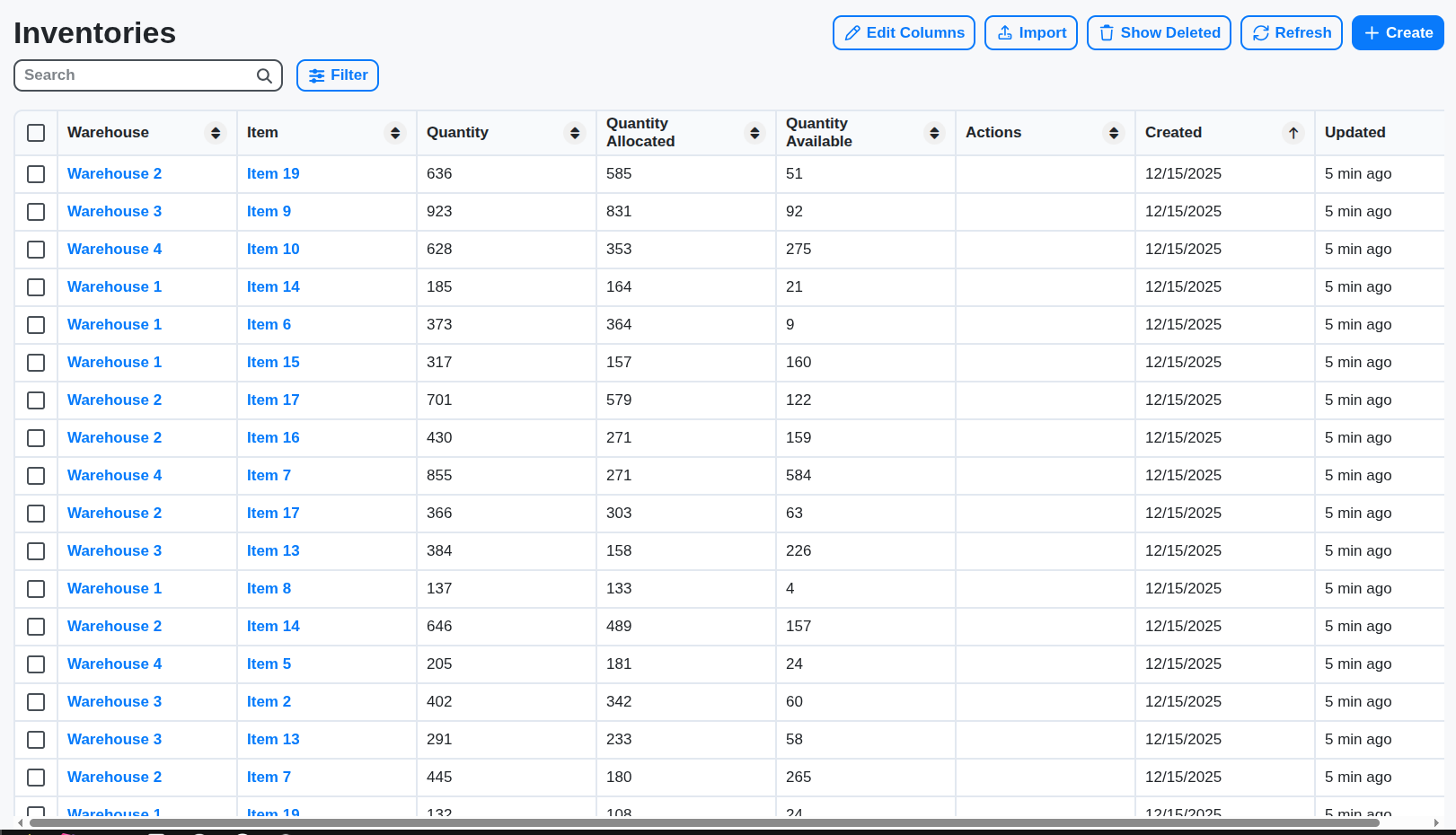 mrp inventories table screenshot